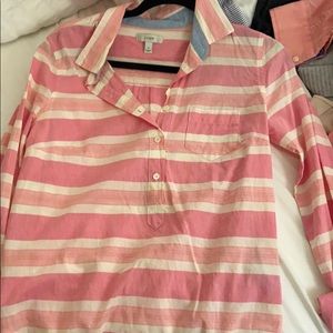 Jcrew Striped Popover
